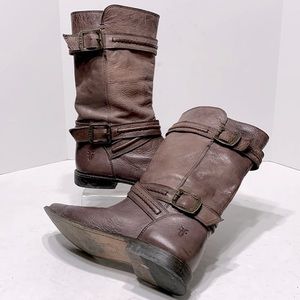 Frye paige trapunto boot Anthropologie size 8